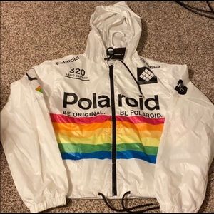 New! Forever 21 Polaroid Windbreaker